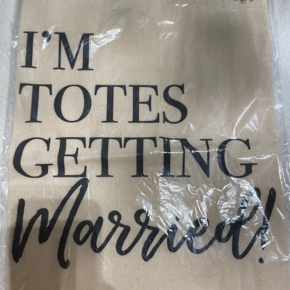 Bride Canvas Tote Bag NEW